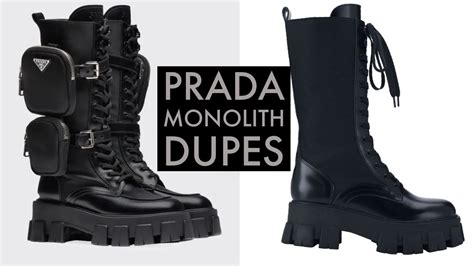 prada moonlight patent leather booties dupe|prada monolith boots.